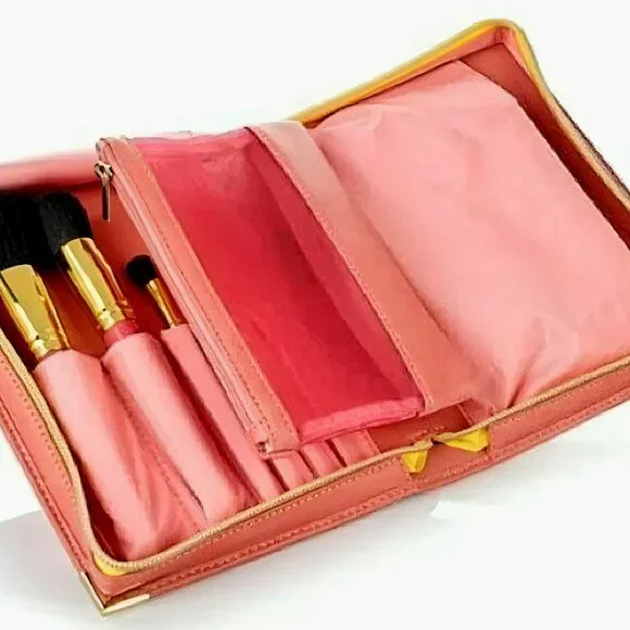 Disney Beauty And The Beast Makeup Bag & Makeup Brushes Clutch By Luke Henderson